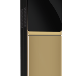 1051 Glass Door Champagne Water Dispenser with Refrigerator